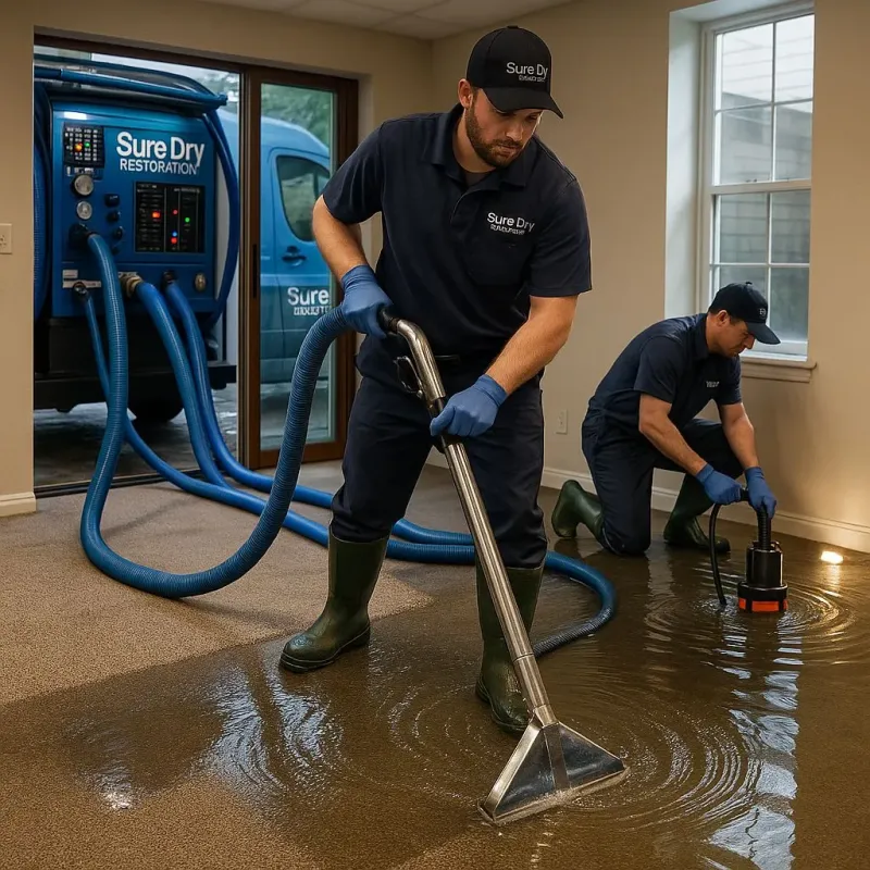 Water Extraction and Removal process in Jackson, MI